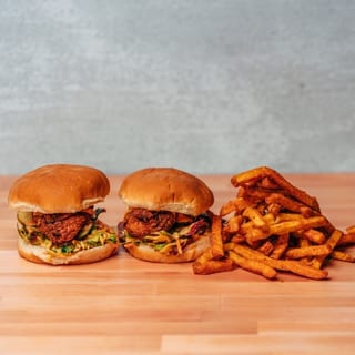 Mu's #1 - 2 Sliders w/ Fries
