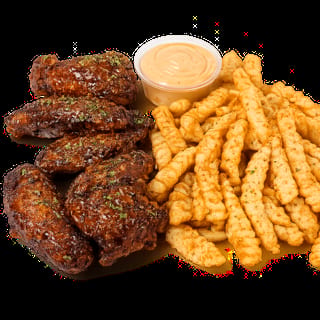 Mu's #4 - 5 Wings w/ Fries